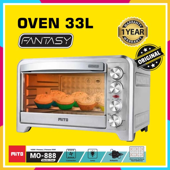 Mito MO-888 Electric Oven 33 Liter Fantasy