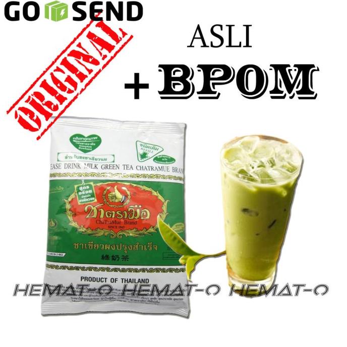 

(BISA COD) GROSIR GoSend Chatramue (Original + BPOM) Thai Green Tea 200 Gr LIMITED EDITION Kode 1238