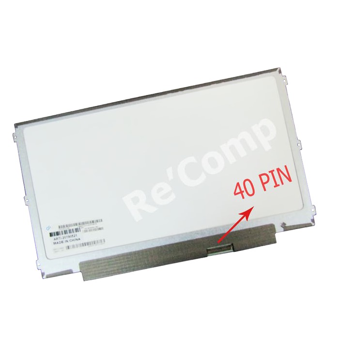 LED LCD Laptop 12.5 Inch slim 40 PIN 6 Screw 6 lobang baut