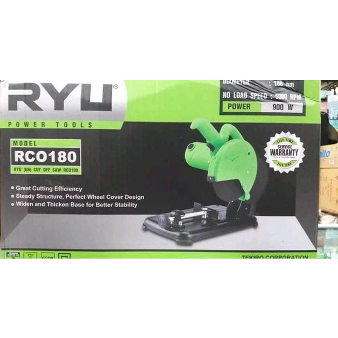 Tekiro Ryu Cut Off Cutting Wheel Chop Saw / Mesin Potong Besi 7 Inch