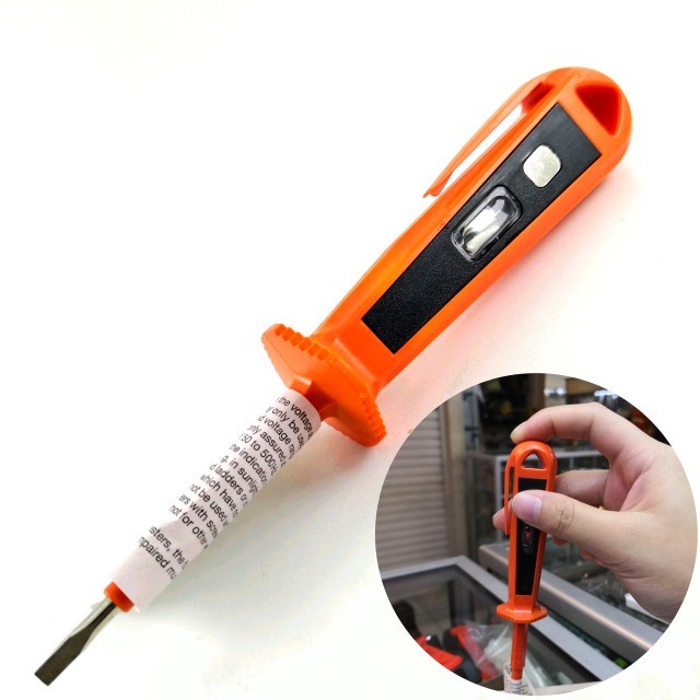 Tespen Testpen AC 15cm IWT MADE IN GERMANY OBENG listrik Test Pen pendek 15 cm KUALITAS BAGUS
