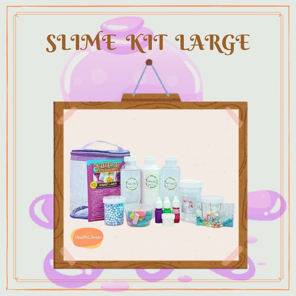 Slime Kit LARGE/BAHAN SLIME/MEMBUAT SLIME/DIY SLIME/SLIME MAKER/DIY KIT/EDU TOYS/Mainan Edukasi