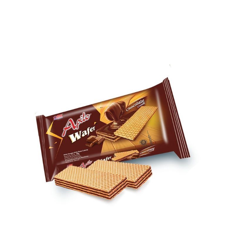 

#RAG# APILO WAFER DENGAN KRIM RASA COKELAT 1000an