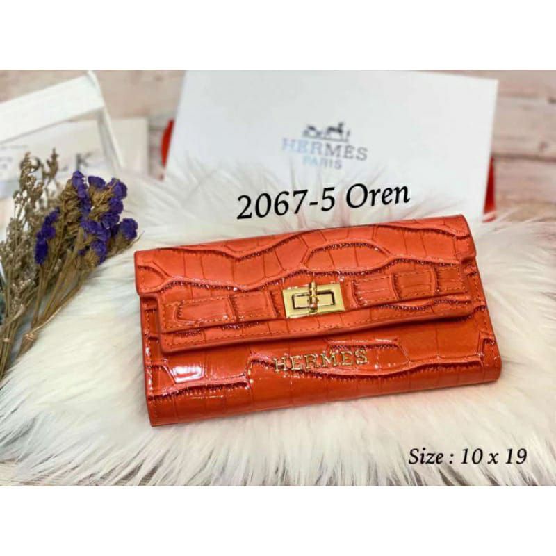 Dompet Panjang H2067 Croco Glosy Import Semipremium