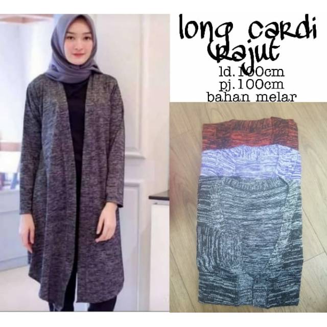 LONG CARDI RAJUT / BEST SELLER / CARDIGAN / OUTER / SWEATER / RAJUT / PANJANG / MURAH