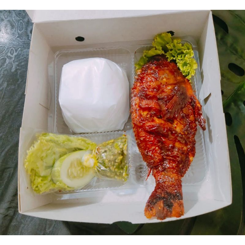 

Aneka nasi bok/Nila Bakar/Paket Nila Bakar/aromarasamart02