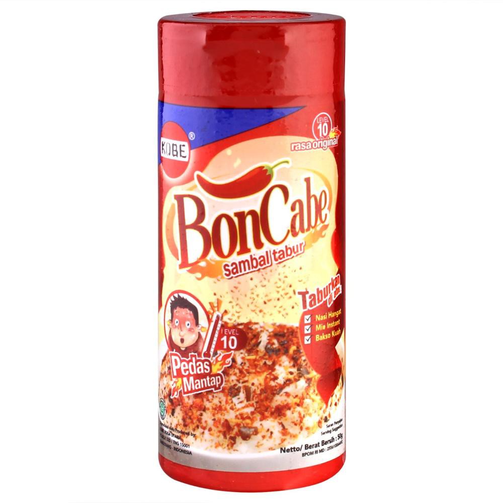 

Sambal Tabur Level 10 BonCabe Sambal Tabur Pedas Mantab Botol 50g