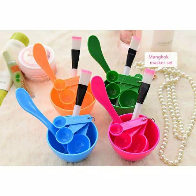 Mangkok Masker Korea Diy mangkok masker set (1 KG MUAT 5 PCS)