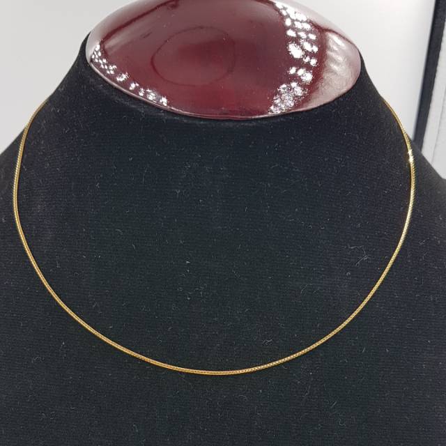 Kalung emas asli kadar 700 model itali alta santa