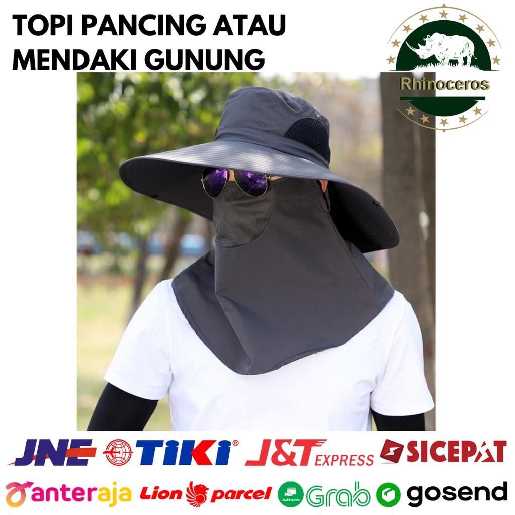 Topi Rimba Topi Rimba Pria dan Wanita Topi Gunung Topi Mancing Anti UV