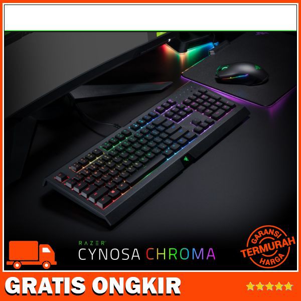 RAZER CYNOSA CHROMA - MULTI-COLOR MEMBRANE GAMING KEYBOARD