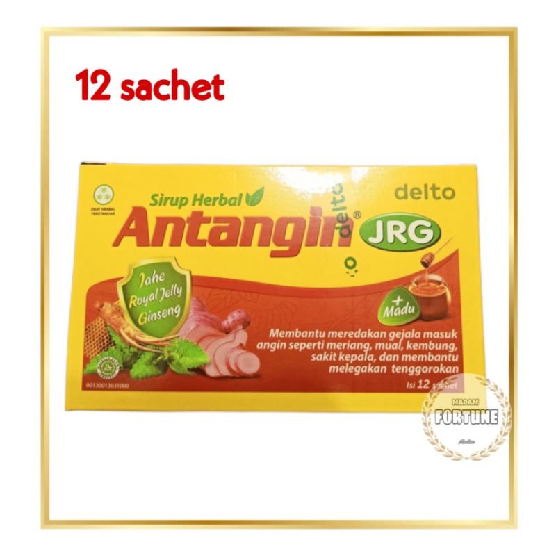 

ANTANGIN JRG / SIRUP HERBAL / OBAT MASUK ANGIN 1 DOS = 12 SACHET (OB)