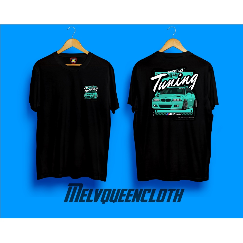 Baju Kaos BMW Tunning Racing Team Pria Wanita Best Quality