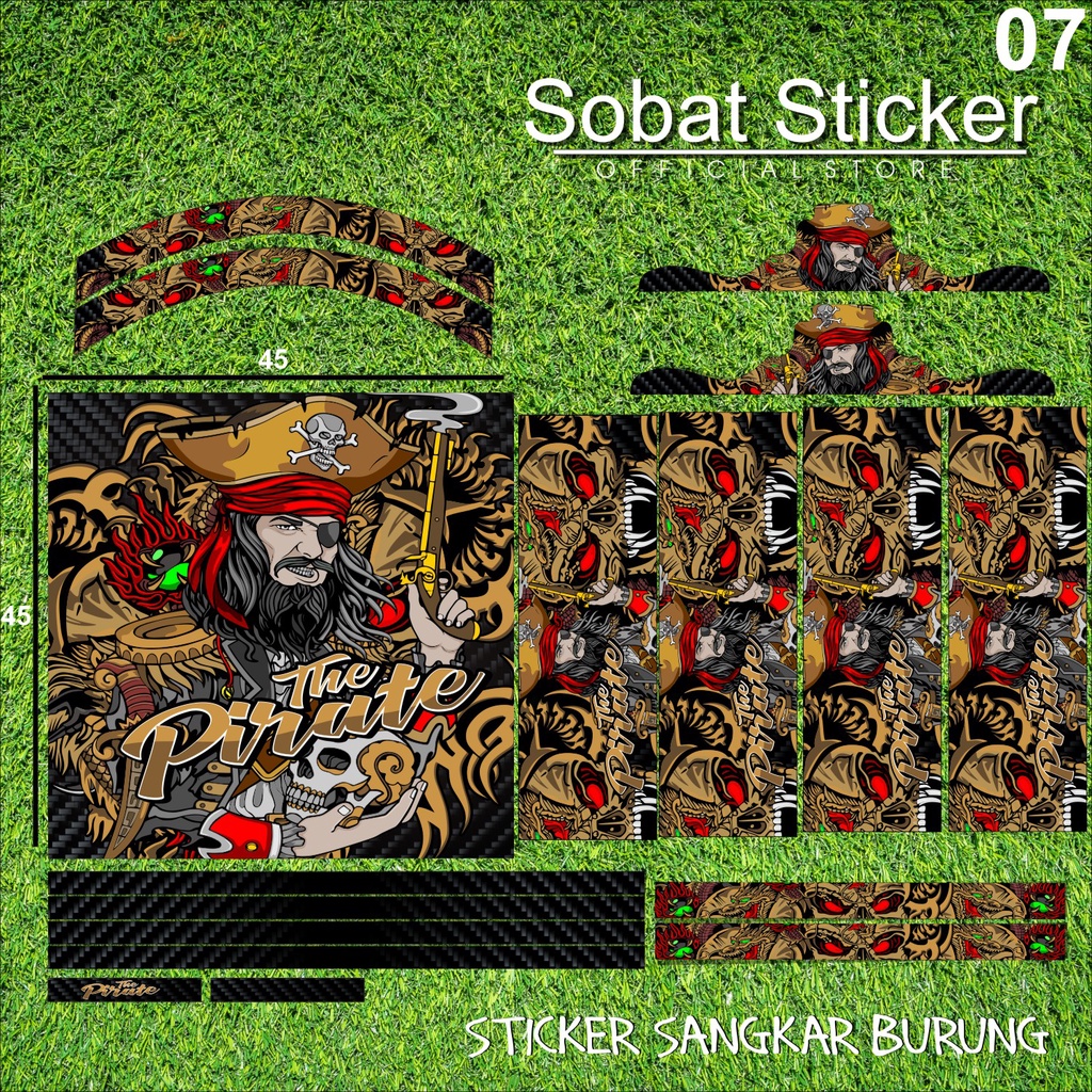 Stiker Decal SANGKAR KOTAK KICAU MANIA Sangkar EBOD JAYA Sangkar ORIQ JAYA Sangkar Kicau MANIA KACER