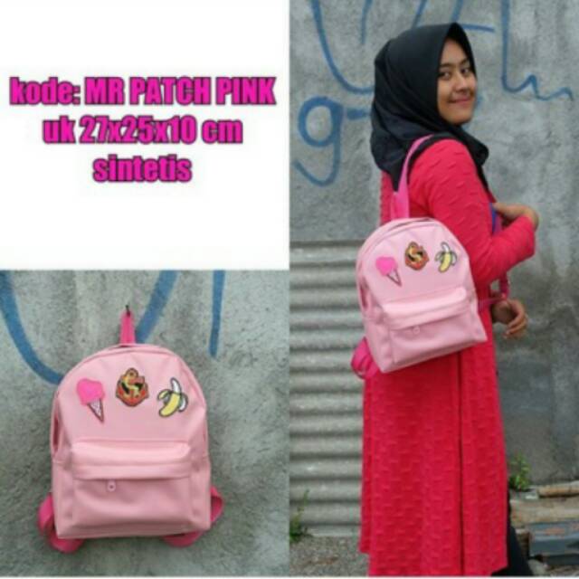 Mini Ransel patch Kantong (MR Patch berkantong) ( COD BAYAR DITEMPAT )