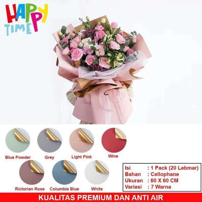 

KERTAS BUNGA SATUAN OY LL FLOWER WRAPPING PAPER MURAH PEMBUNGKUS BUNGA WATERPROOF