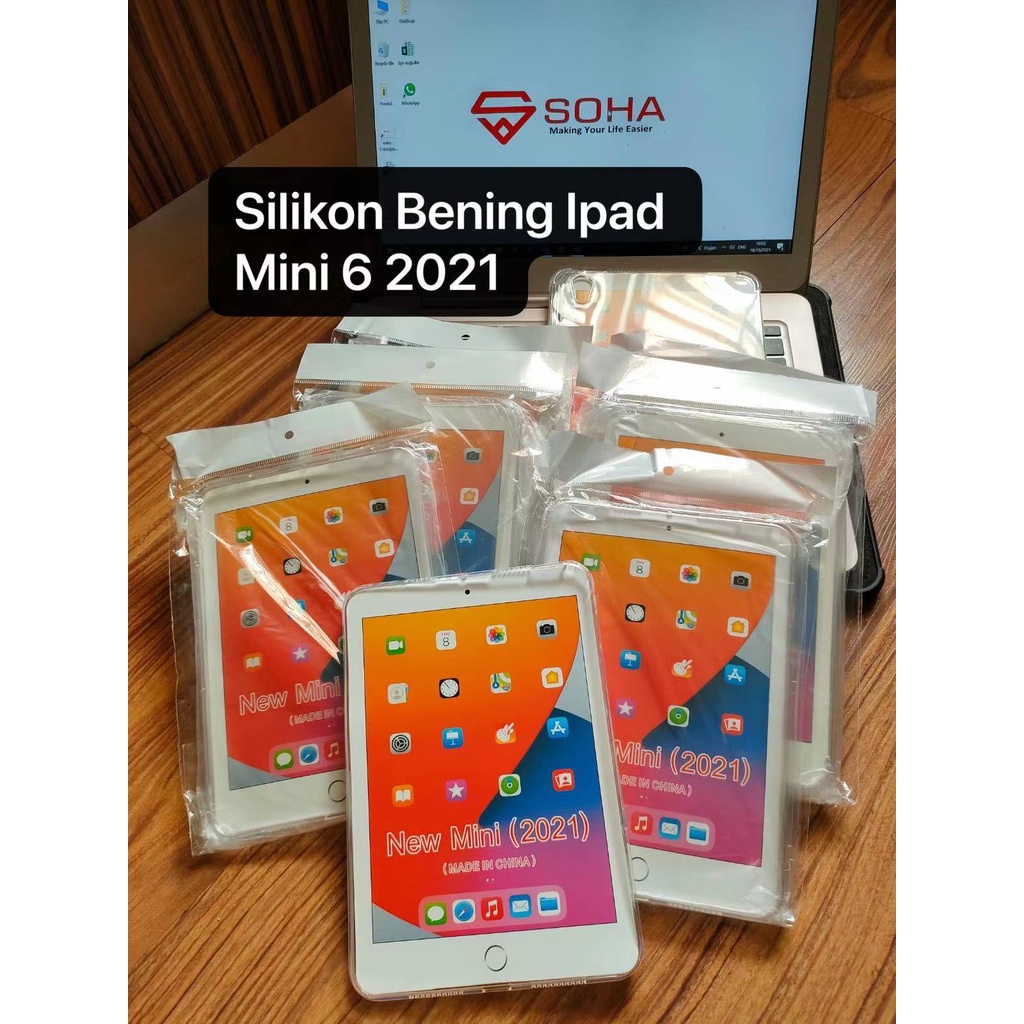 SBT-001 SoftShell / Silikon Ipad mini 6 th 2021 Tablet Bening STRDY