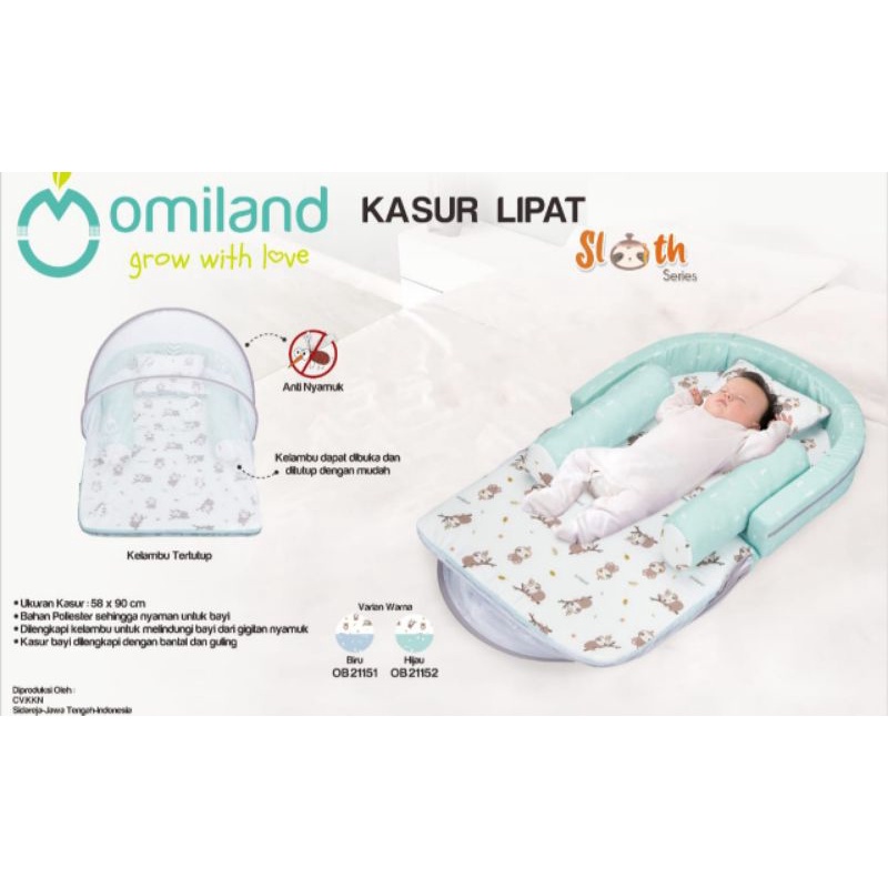 Kasur Bayi Lipat Omiland Sloth Series