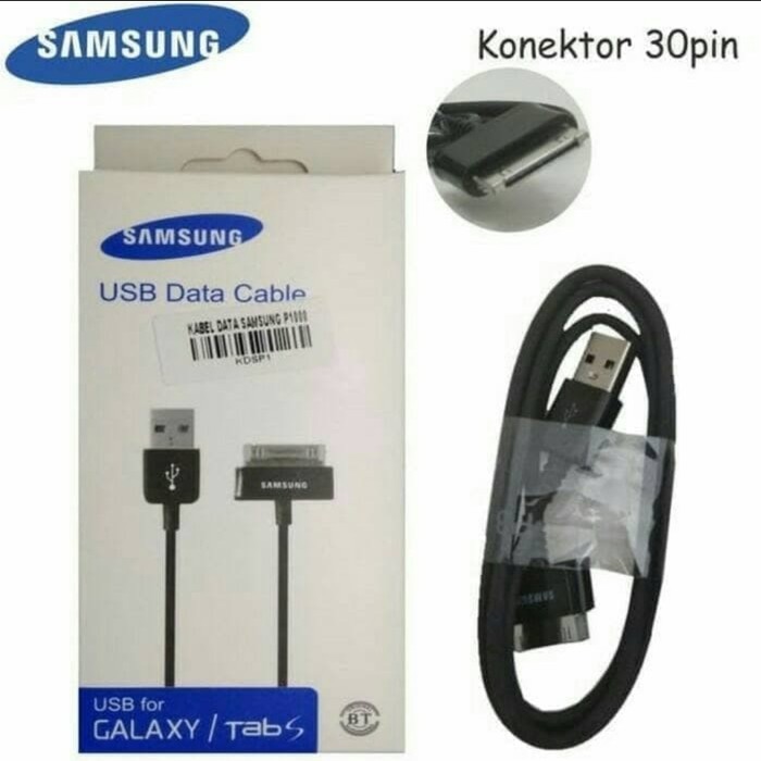 (NEW) Kabel data charger Samsung Galaxy Tab 2 P1000 P3100 N8000 original (BY 88ACC)