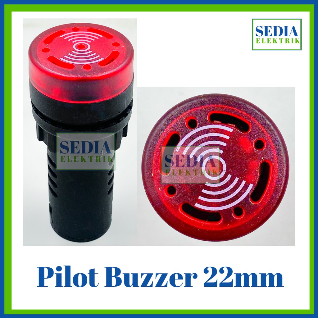 Pilot Lamp LED Buzzer Alarem Flash 22MM 220VAC 24VDC