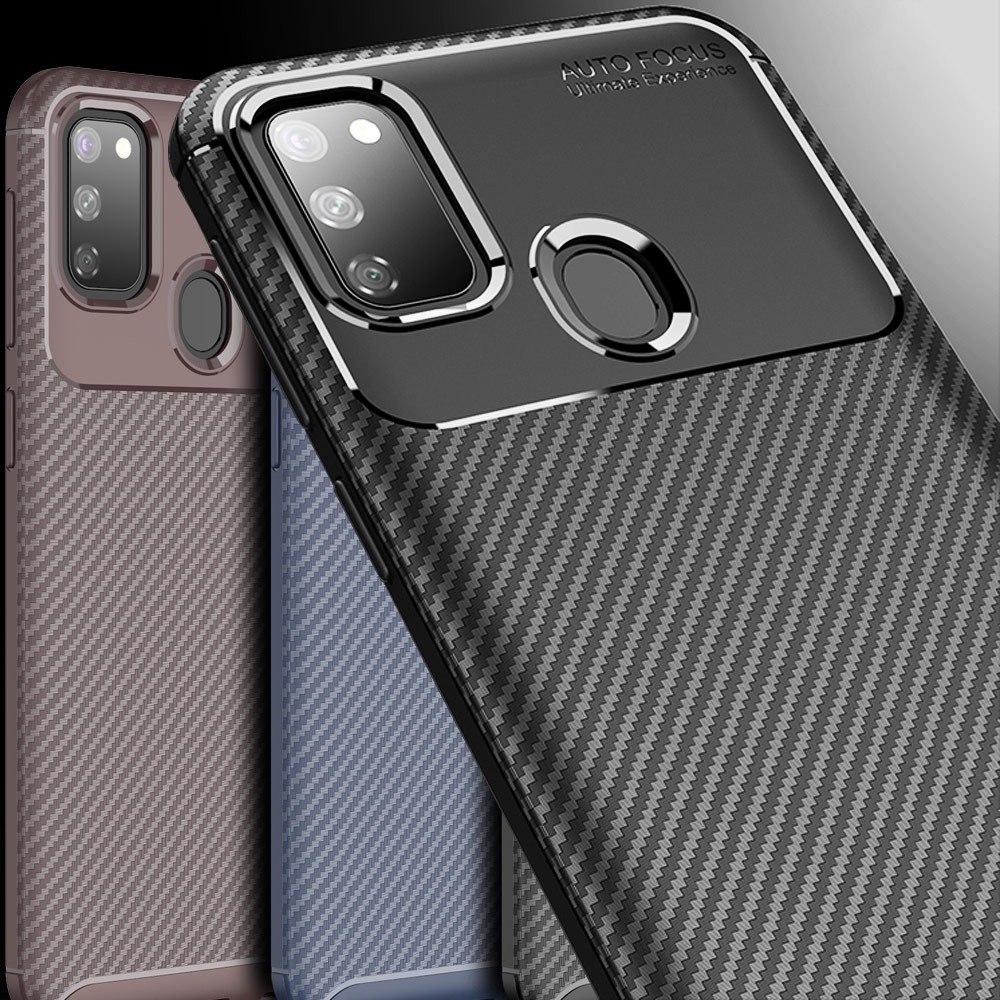 Case Samsung M30S M21 ORIGINAL AUTOFOCUS Carbon Slim Armor SoftCase