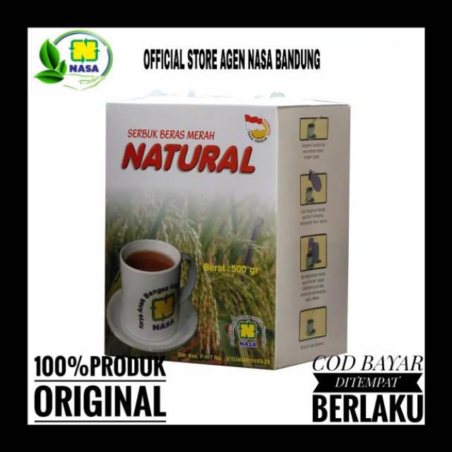 

Natural Beras Merah 500 Gram-Agen Nasa Bandung