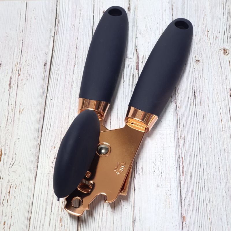 Can opener Rose Gold silicone handle / pembuka kaleng / botol