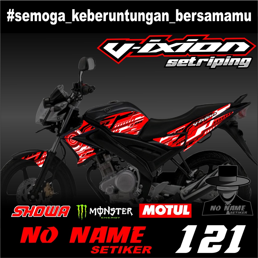 STIKER STRIPING LIS BODY VIXION OLD (121) 2011 2012 List stiker striping Vixion Old