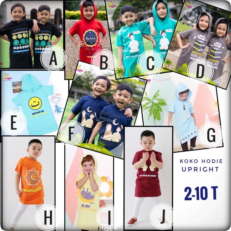 Koko Kurta Anak Hoodie Upright