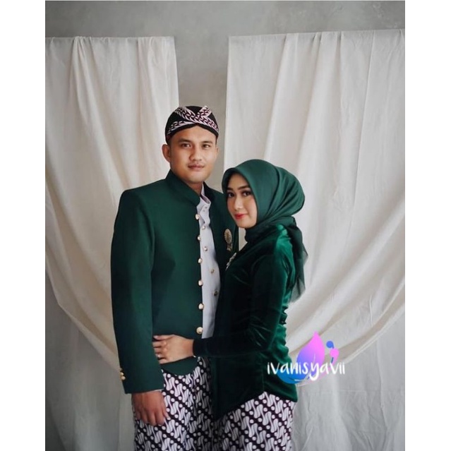 full Set Baju Prewed / Hewes Hijau (Nuansa Hijau BotoL)