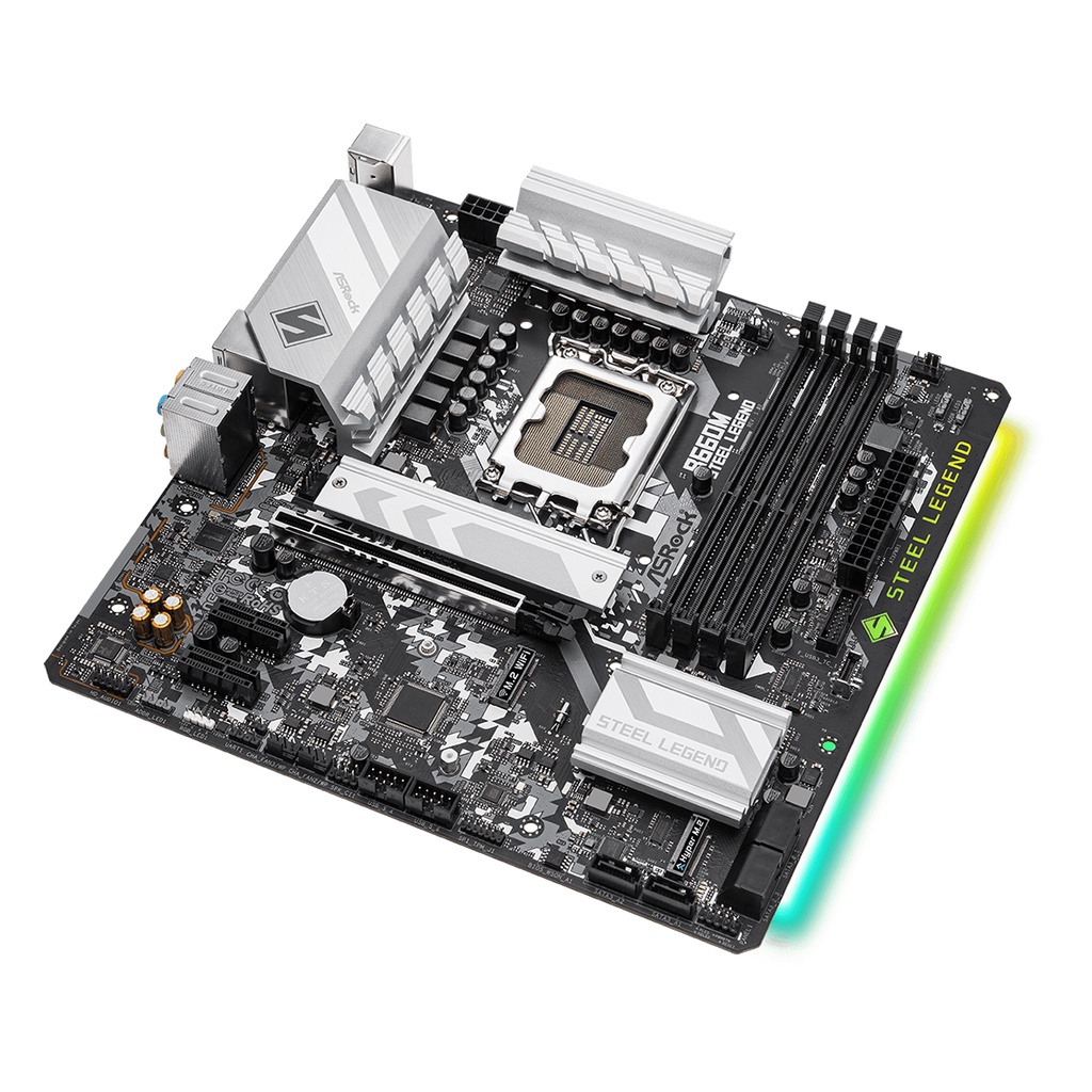 ASROCK B660M STEEL LEGEND | Motherboard Intel Gen 12 LGA1700 B660 MATX