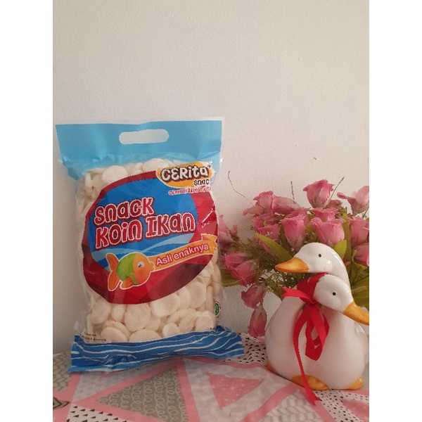 

Kerupuk coin ikan cerita snack