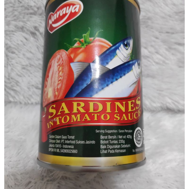 Naraya Tuna Sardines dalam Saus Tomat 425 gr