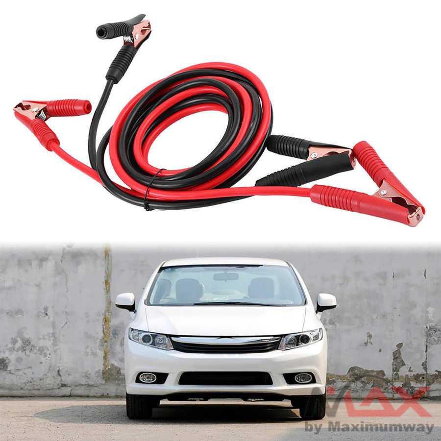 Kabel Jumper Aki Accu Emergency Mobil Mogok akibat Aki soak 3,5meter wajib punya untuk keadaan darurat Starter Jumper Clamp Cable 2000A 3.5 M Car Power Booster Cable Emergency Battery Jumper Wires New Battery Jumper Cables Car Accessories 4 Meters 2200A