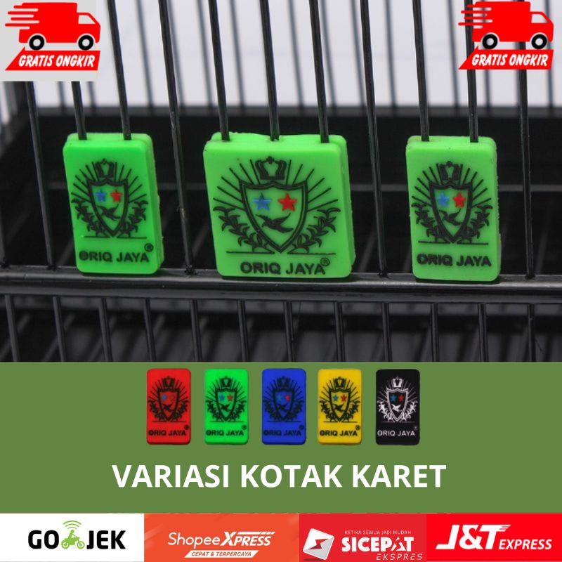 VARIASI SANGKAR KOTAK KARET ORIQ JAYA
