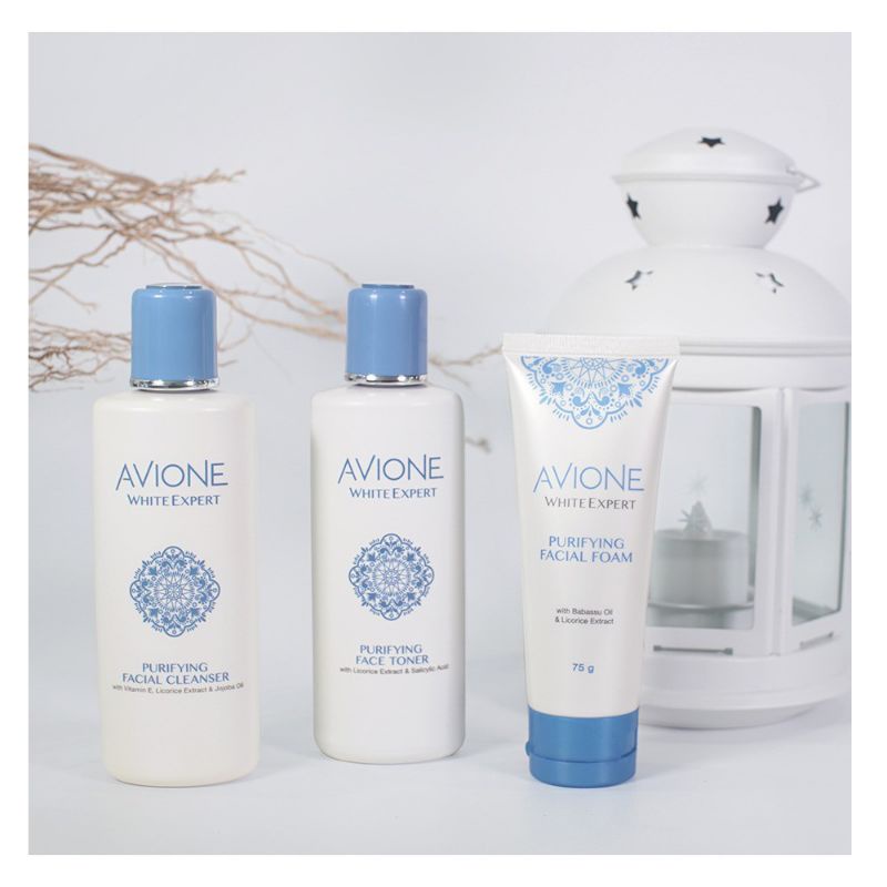 Avione White Expert |facial foam|face toner|day cream|night cream