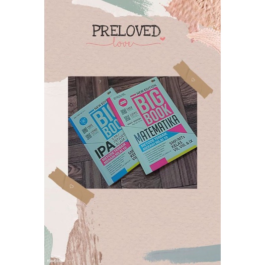 PRELOVED BIG BOOK MATEMATIKA&IPA UNTUK SMP/MTS