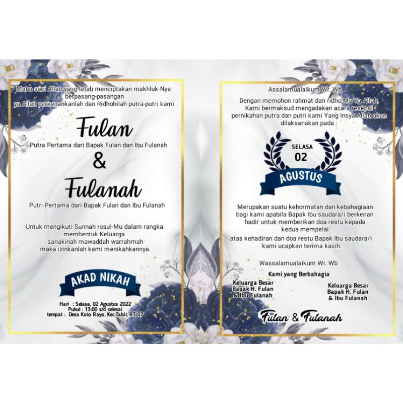 

cetakundanganpernikahanbungo