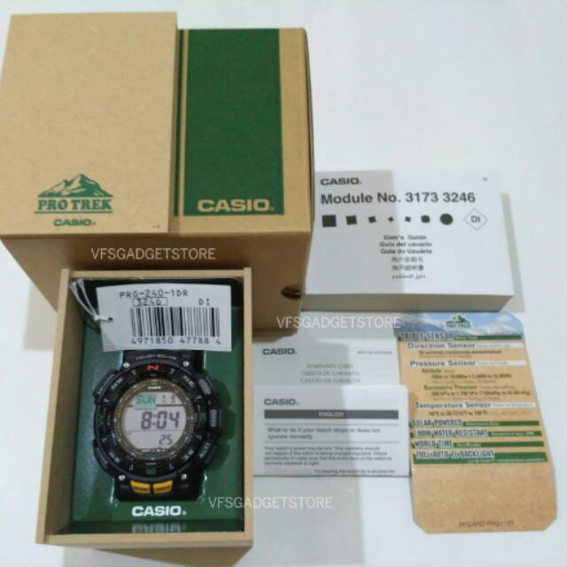 Casio Protrek PRG -240- 1DR  Original 100% Brand New In Box