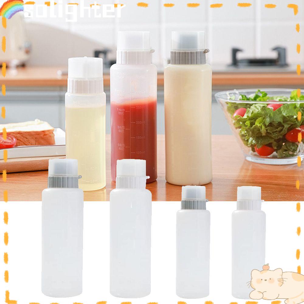 Botol Dispenser Saus Cuka / Makanan Penutup Model Remas Anti Debu Untuk Dekorasi Kue
