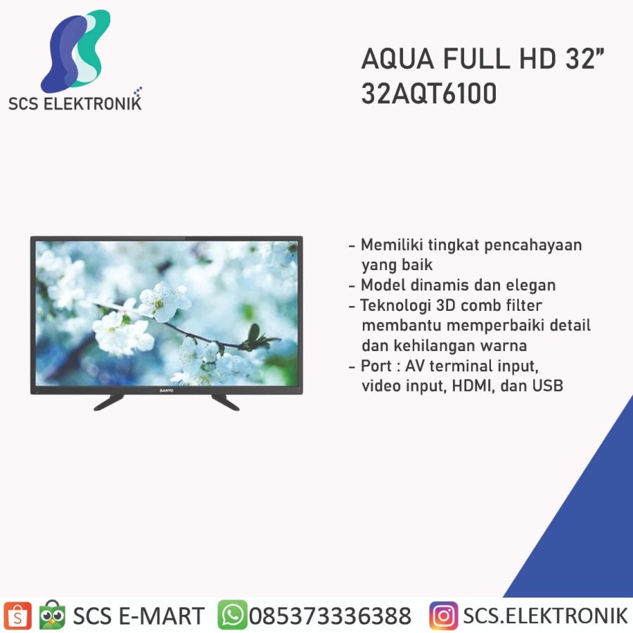 AQUA LED TV 32" 32AQT6100