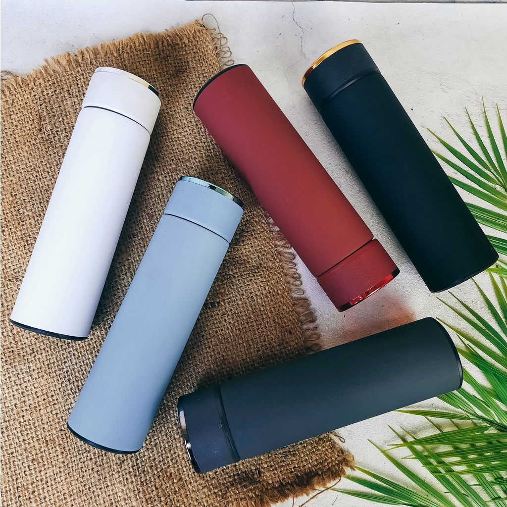 Jual Termos Tumbler Rubber Premium Tahan Panas Dingin 500ml | Shopee ...