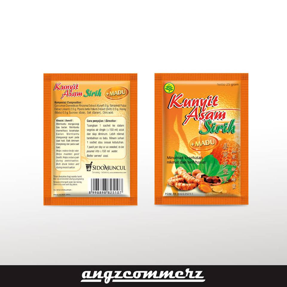 

SIDOMUNCUL Kunyit Asam SIrih 1 Sachet BDG