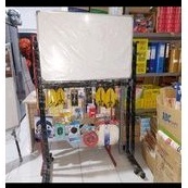 

Papan Tulis Whiteboard Standing Double Face 60x90