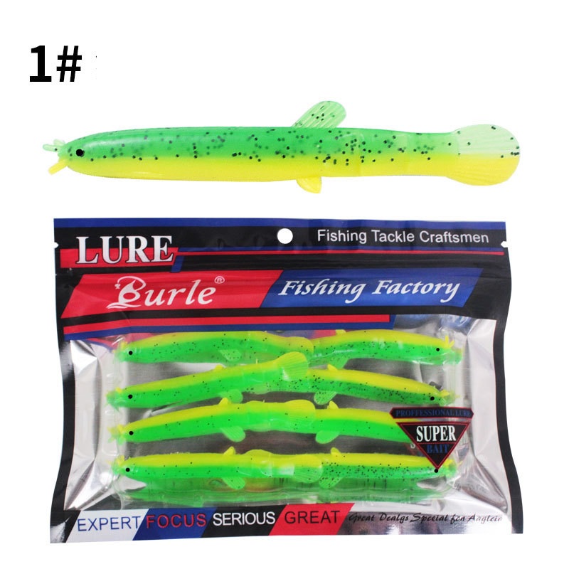 1 Pc Umpan Pancing Soft Bait Bentuk Cacing Ukuran 7.5cm 2g