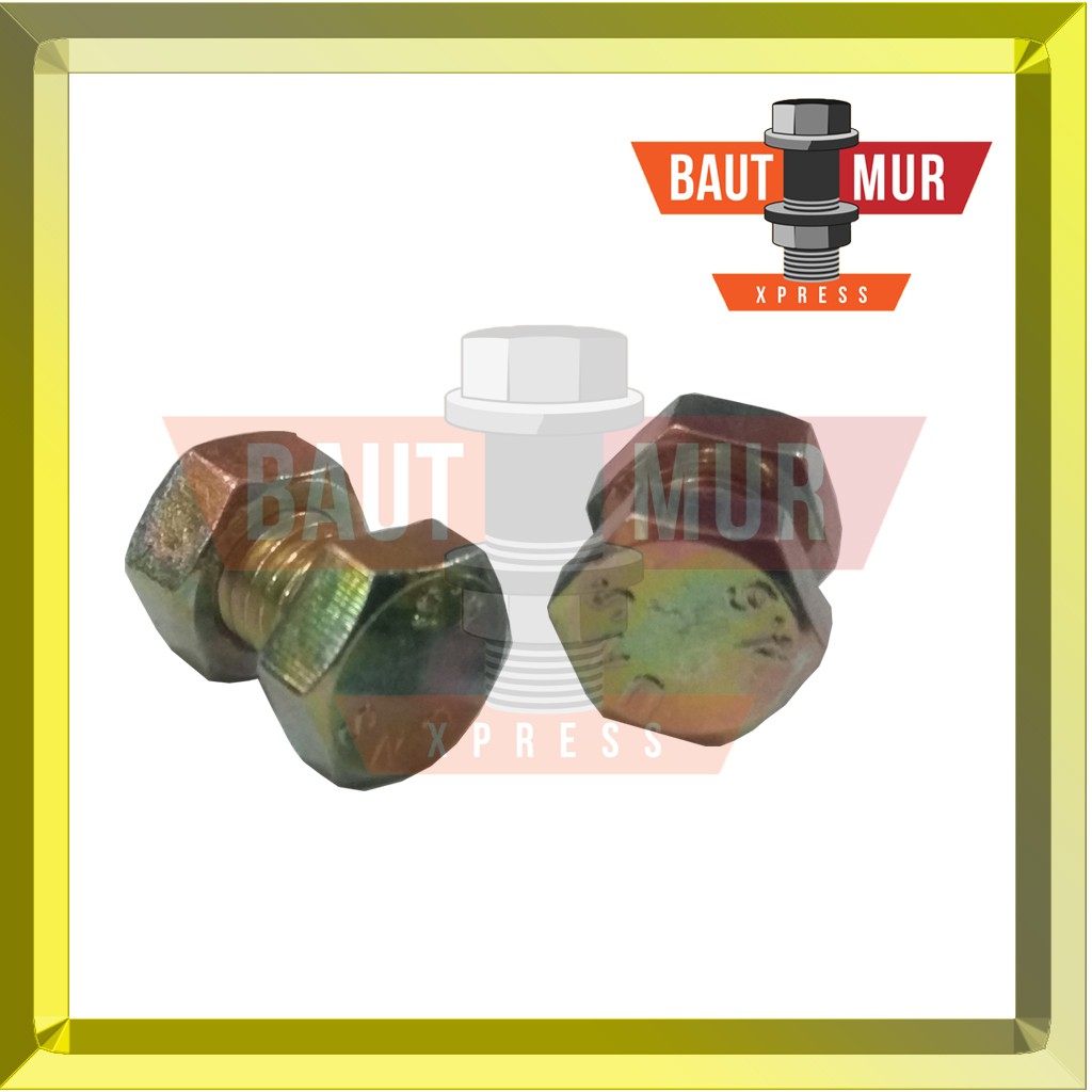 Baut Mur M6 X 25 Kuning