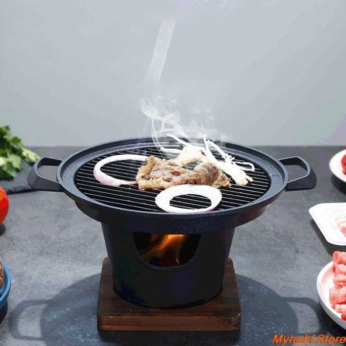 BAROKAH GAMIS Alat Panggang Arang Yakiniku BBQ Barbeque Japan Korea Grill Stove ORI