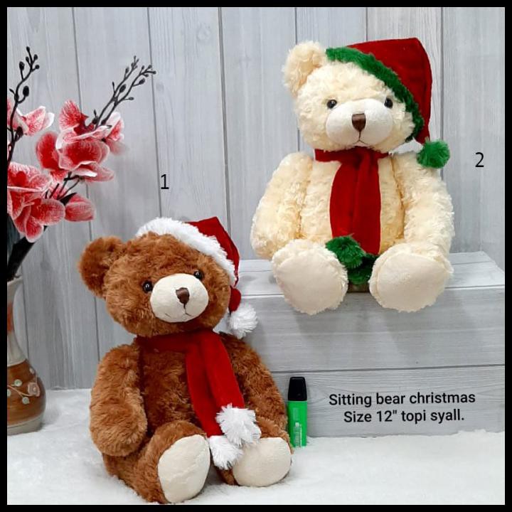 

Muchmuashop | Teddy Bear Natal Merry Chirtmass 30Cm Souvenir Kantor Santa Snowman