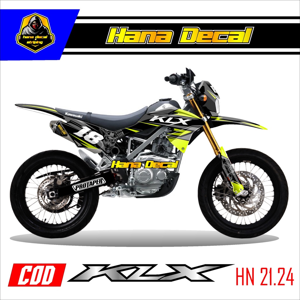 Jual Variasi Decal Sticker Fullbody Dekal Stiker Klx Bf G Extreme Desain Trail Hn