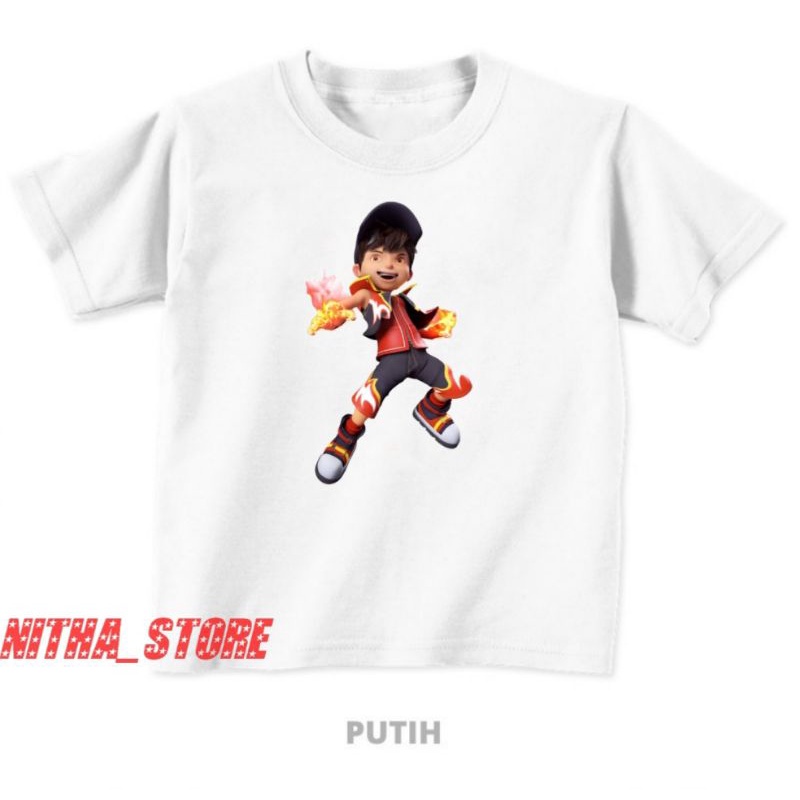 baju anak lucu, baju anak boboiboy, baju anak kartun